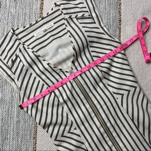 Veronica Beard Pop Fit And Flare Zip Up Mini Dress Women’s 0 - Picture 8 of 12